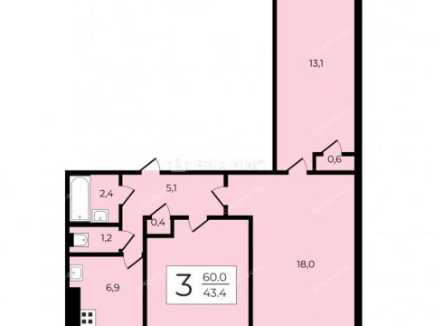 3-komnatnaya-ul-kosmicheskaya-d-50 фото