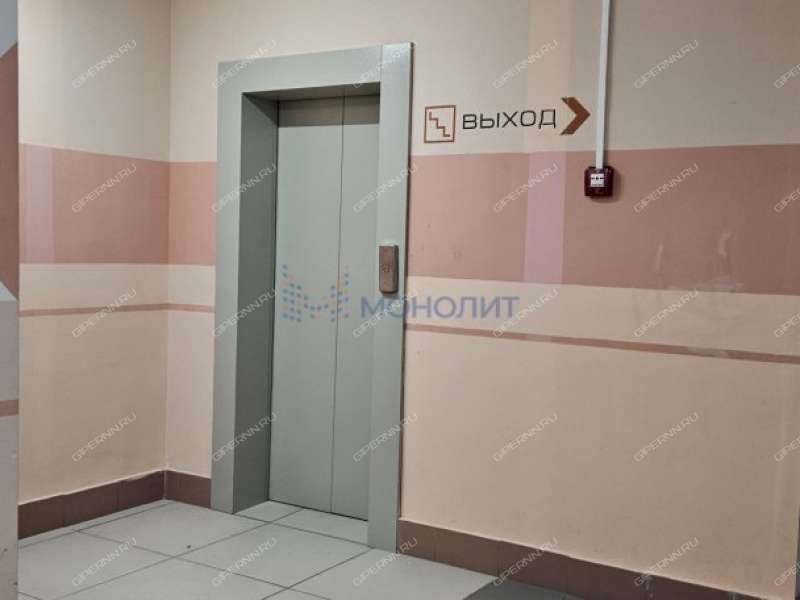 однокомнатная квартира на улице Академика Сахарова дом 117 к2