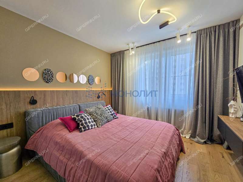 двухкомнатная квартира на улице Цветочная дом 12 к2