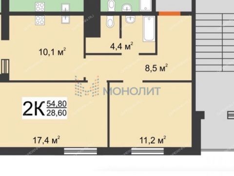 2-komnatnaya-derevnya-afonino-kstovskiy-rayon фото
