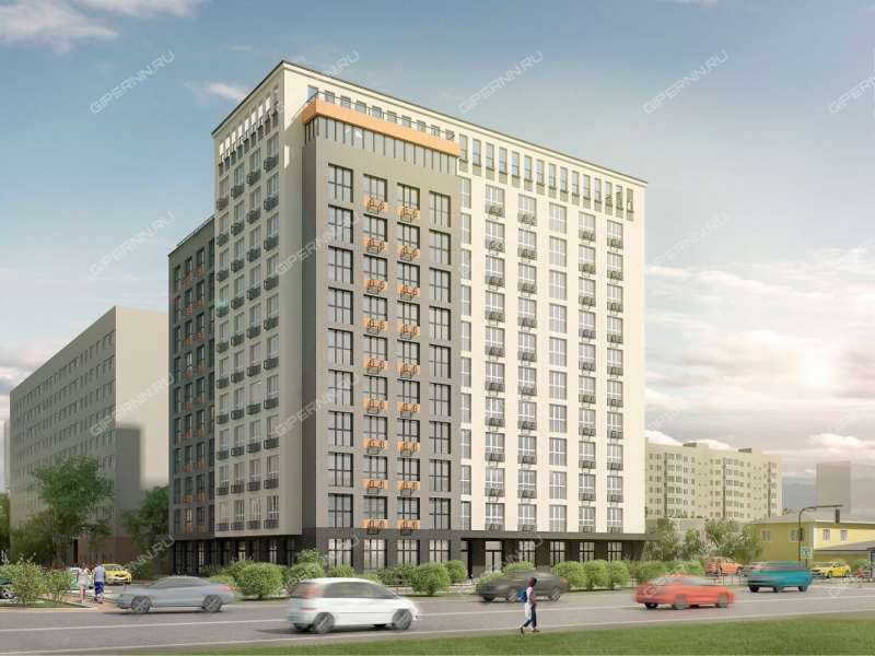 однокомнатная квартира в новостройке на Мурашкинской улице