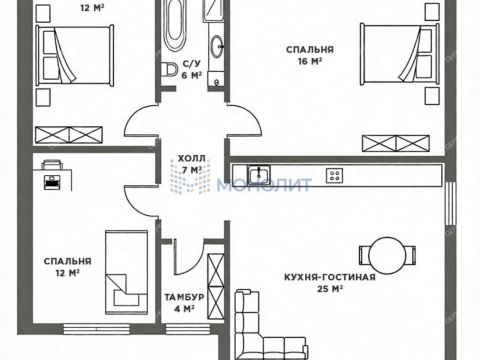 dom-derevnya-krutaya-kstovskiy-rayon фото