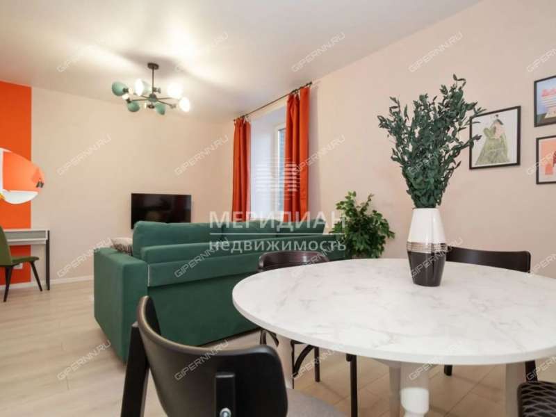 двухкомнатная квартира на 1-й Оранжерейной улице дом 24А