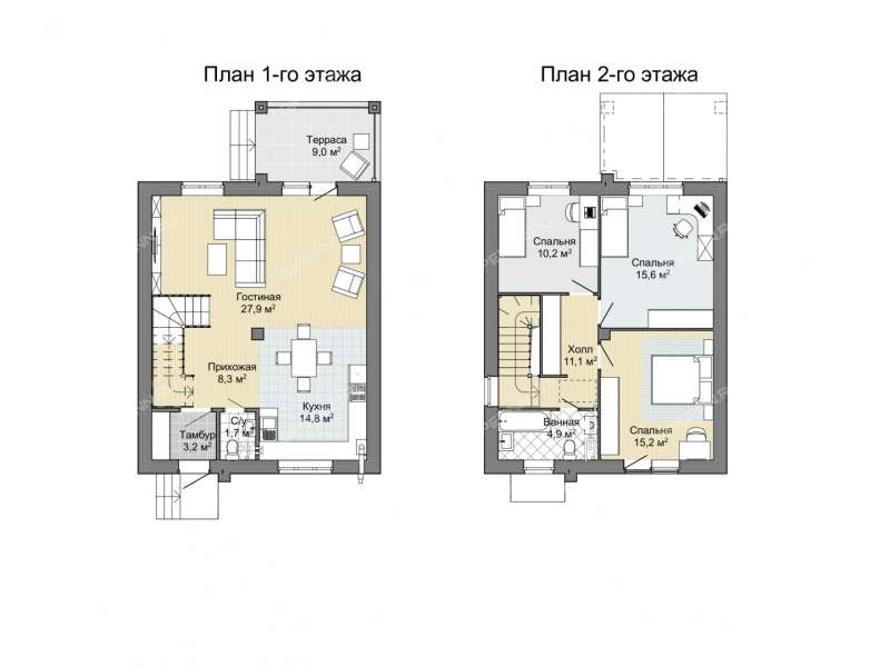 дом на 2-й Цветочной улице деревня Крутая