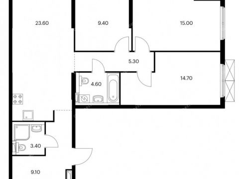 3-komnatnaya-derevnya-utechino-kstovskiy-rayon фото