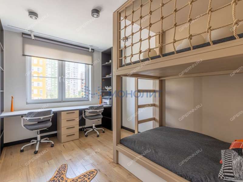 двухкомнатная квартира на улице Цветочная дом 12 к2