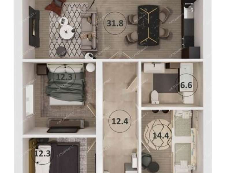 дом на 6-ая Изумрудная ЖК Свой Изумрудный