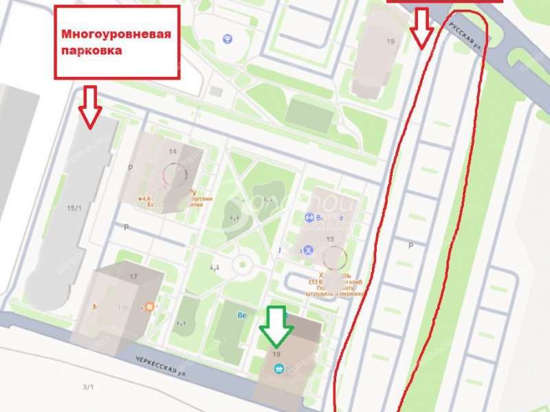 однокомнатная квартира на Черкесской улице дом 19 деревня Анкудиновка