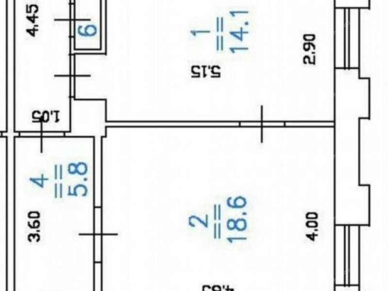 трёхкомнатная квартира на Варварской улице дом 44