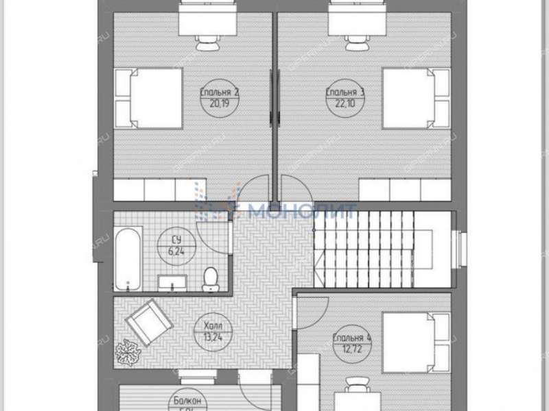 коттедж на улице Вячеслава Борисова село Безводное