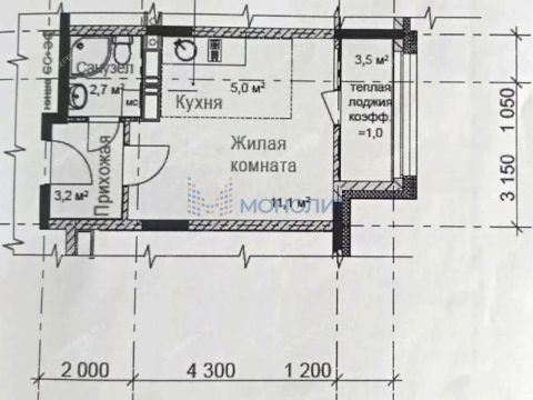 kvartira-studiya-ul-novokuznechihinskaya-d-11 фото