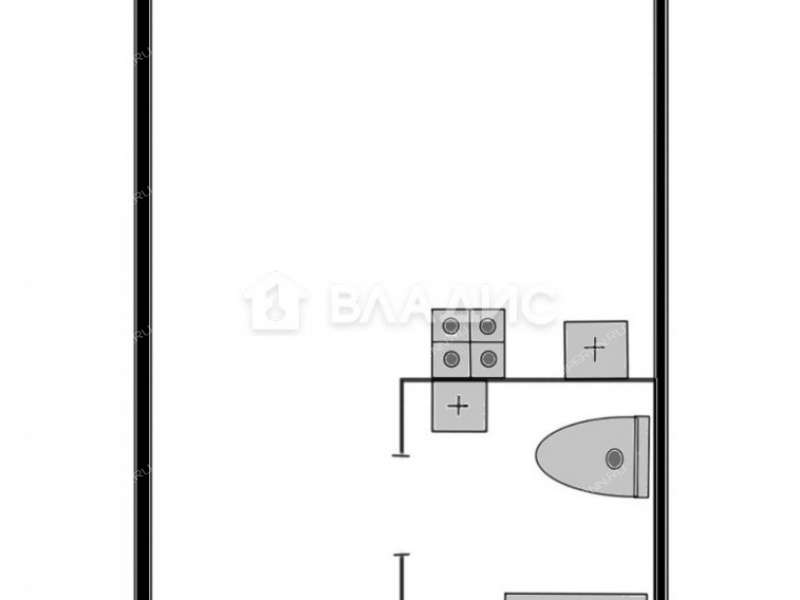 квартира-студия на Южном бульваре дом 8