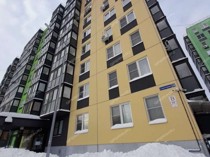 однокомнатная квартира на улице Бориса Видяева дом 26