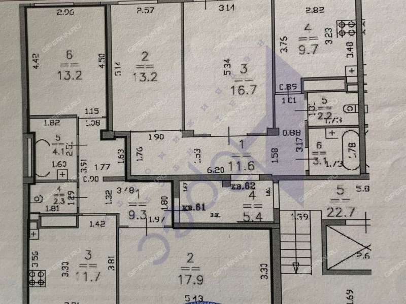 двухкомнатная квартира на улице имени Генерала Ивлиева дом 36  к2