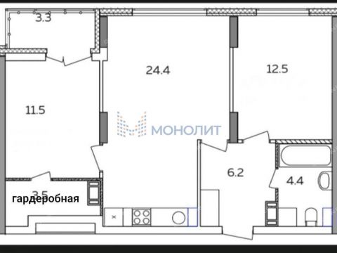 2-komnatnaya-derevnya-ankudinovka-kstovskiy-rayon фото
