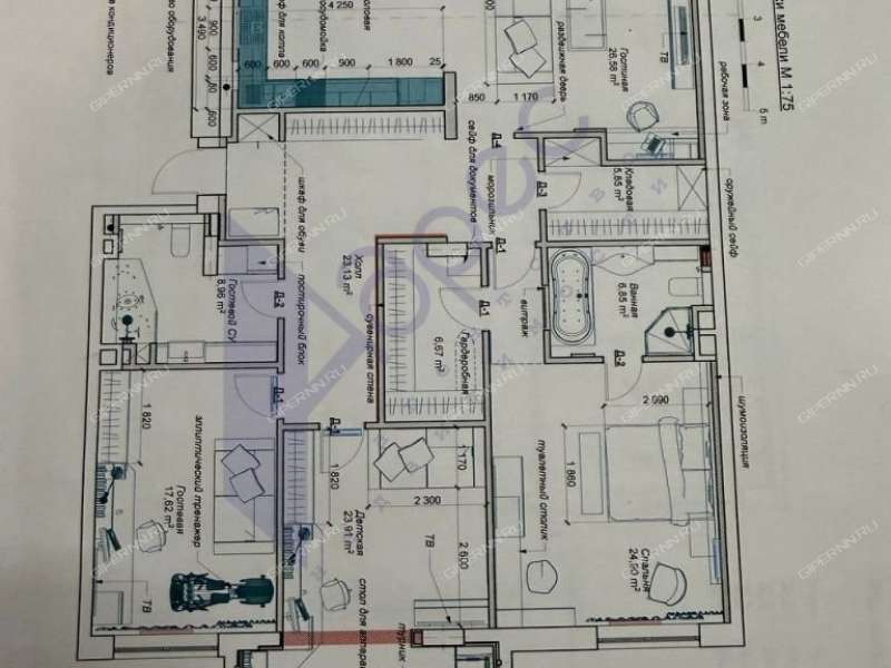 трёхкомнатная квартира на улице Максима Горького дом 77