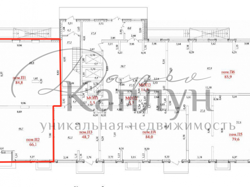 помещение под торговую площадь на проспекте Ленина